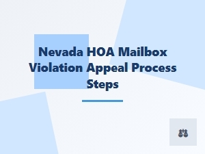 Nevada Hoa Mailbox Violation Appeal Steps