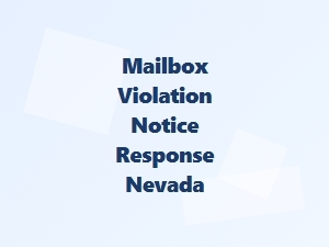 Nevada Hoa Mailbox Violation Response Guidelines