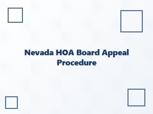 Nevada Hoa Board Appeal Procedure